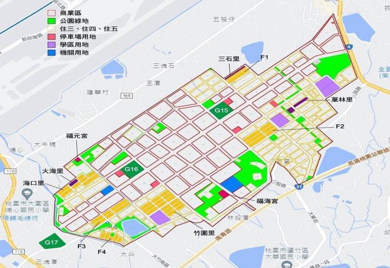 蘆竹航空城【捷運綠線G15站】10米路30安置戶建地