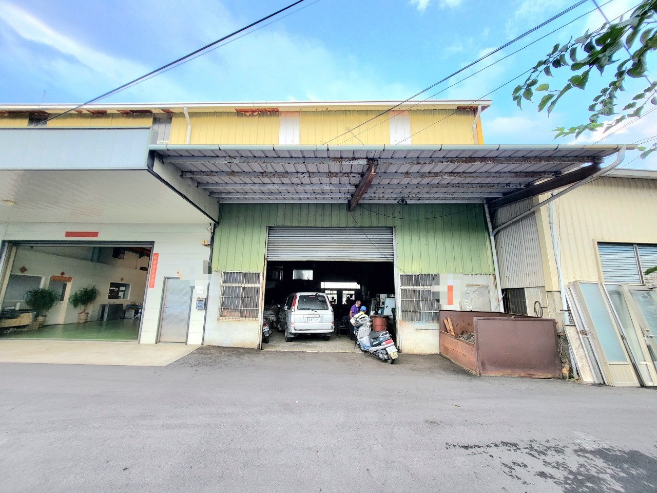 豐原大道旁廠房