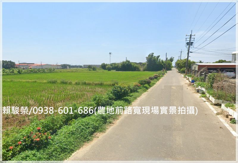 桃園新屋【民有一路】優質美農地540坪