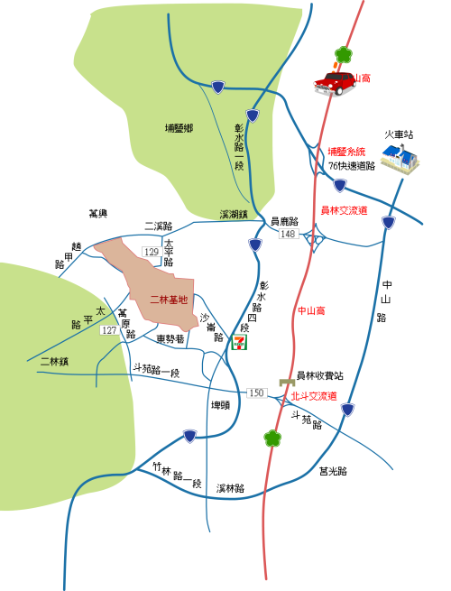 北斗千坪丁建用地-可規劃工業區聚落，歡迎中大型開發商合作