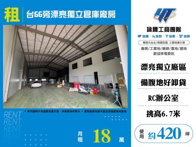 台66旁漂亮獨立倉庫廠房162