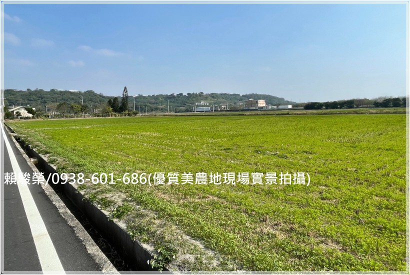 新竹竹北【鳳岡路二段】超方正美農地1677坪
