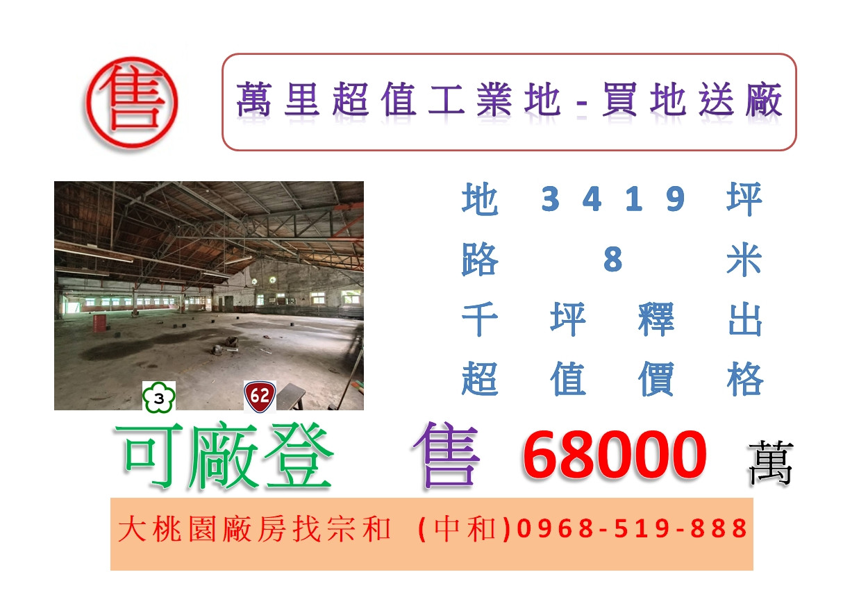萬里超值工業地-買地送廠