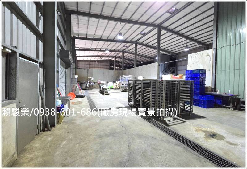 桃園觀音【新坡市區】12米路挑高工業廠房+農地