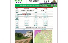 640萬成功建地 正義國小旁142.17坪