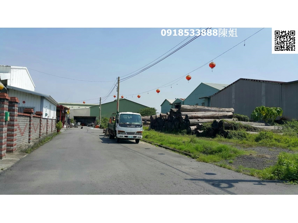 嘉義市東區文化路尾農地483坪  市區旁雙面臨路地形漂亮