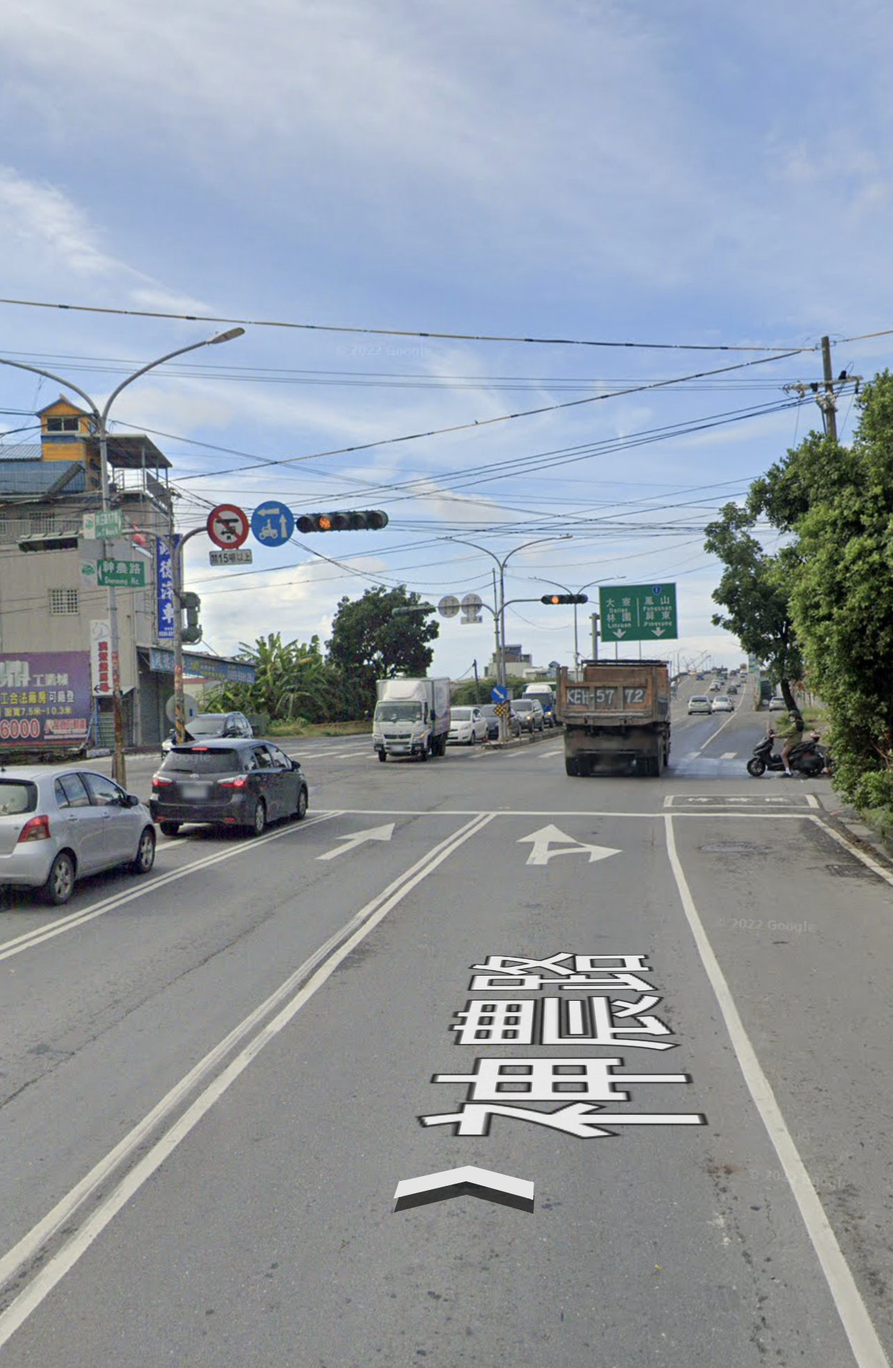 大寮松寮路橋下108坪臨路三角窗廠房B（陳美鳳）